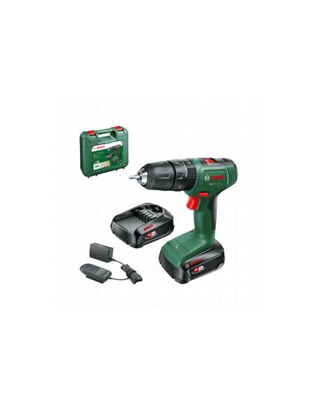 Taladro a batería BOSCH EasyImpact 18V-40 (Incluye 2 baterías, cargador y accesorios)