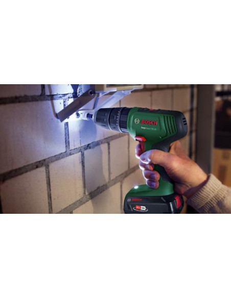 Taladro a batería BOSCH EasyImpact 18V-40 (Incluye 2 baterías, cargador y accesorios)