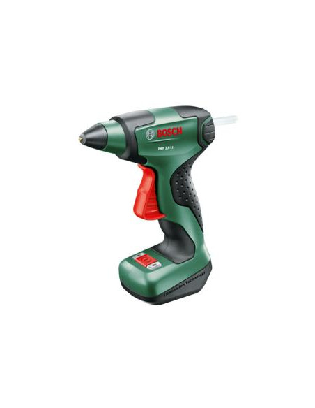 Pistola de pegamento termofusible BOSCH PKP 3.6 LI (Incluye cargador y accesorios)