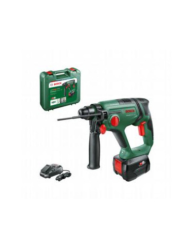 Martillo perforador a batería SDS plus BOSCH UniversalHammer 18 V (Incluye 1 batería (4,0 Ah), cargador y accesorios)