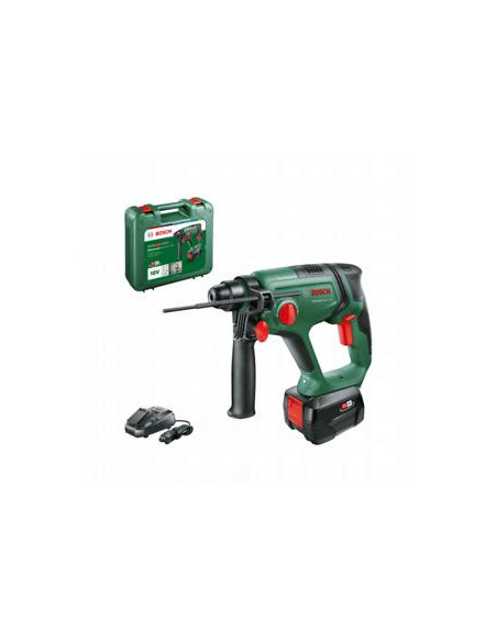 Martillo perforador a batería SDS plus BOSCH UniversalHammer 18 V (Incluye 1 batería (4,0 Ah), cargador y accesorios)