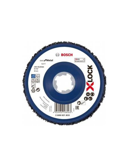 BOSCH 2608621832 Disco de limpieza PRO N377 con X-LOCK (115 x 22,23 mm)