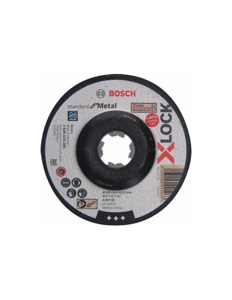 Disco de desbaste cóncavos "X-LOCK Standard for Metal" (Ø 115)