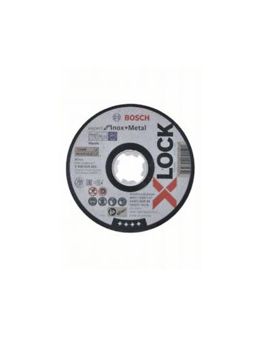 Disco de corte rectos para metal e inox "X-LOCK Expert for Inox+Metal" (Ø 115)