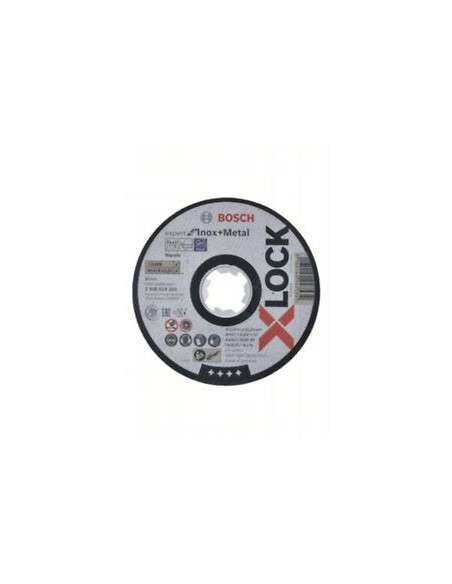 Disco de corte rectos para metal e inox "X-LOCK Expert for Inox+Metal" (Ø 115)