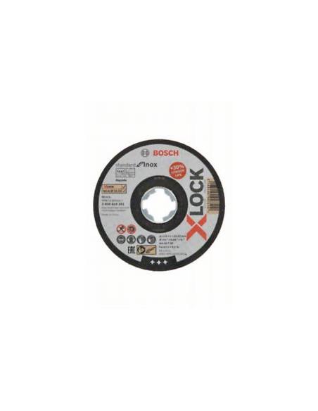 Disco de corte rectos "X-LOCK Standard for Inox" (Ø 115)