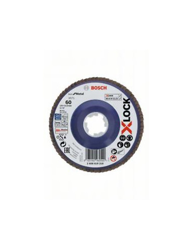 Disco de láminas X-LOCK X571 Best for Metal, versión recta (Ø 125)