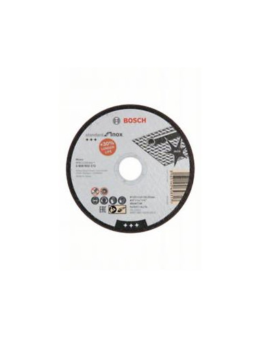Disco de corte Standard for Inox recto, orificio de 22,23 mm para amoladoras pequeñas (Ø 125)
