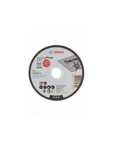 Disco de corte rectos para inox "Standard for...