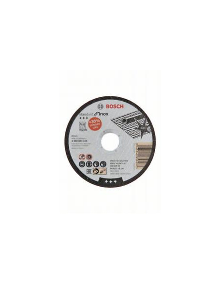 Disco de corte rectos para inox "Standard for Inox Rapido" (Ø 115)