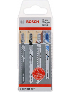 Set de 15 Hoja de sierra de calar para madera y metal con...