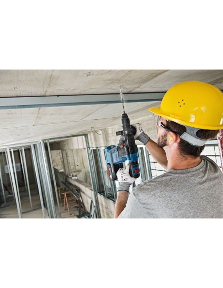 Martillo perforador SDS plus a batería GBH 18V-26F + GDE Professional (Incluye 2 baterías y cargador, en maletín L-BOXX)