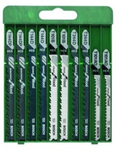 Set de 10 hojas de sierra de calar vástago en TT 144 D...