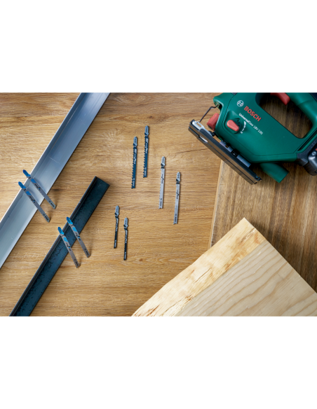 Set de 10 hojas de sierra de calar vástago en TT 101 B (2x), T 144 D (2x), T 119 BO (2x), T 118 A (2x), T 127 D (2x)