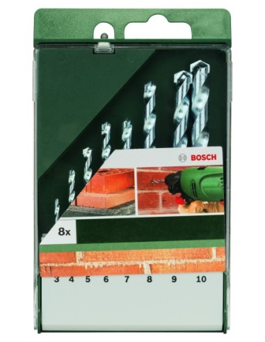 Set de 8 brocas para piedra: 3,0 x 60, 4,0 x...