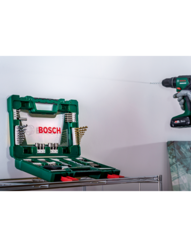 Maletín V-Line de puntas y brocas TiN de 91...