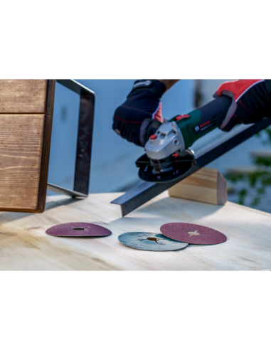 Set de 12 discos lijadores de fibra para...