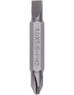 Punta doble para tornillos de ranura en cruz Phillips y...