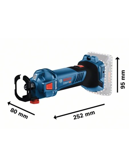 Fresadora de yeso a batería GCU 18V-30 Professional (Sin batería ni cargador, en maletín L-BOXX)