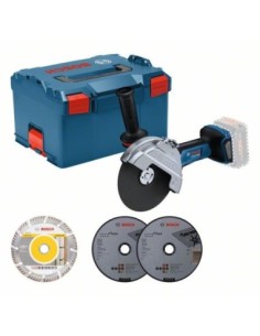 Miniamoladora a batería GWS 18V-180 P Professional (Sin...