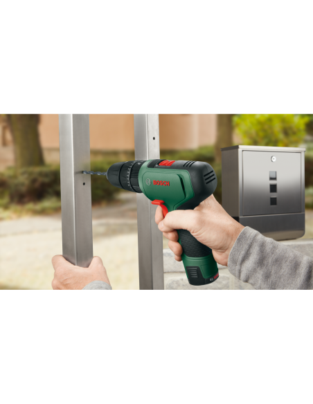 Taladradora de percusión con batería EasyImpact 1200 (Incluye batería y cargador, en maletín)