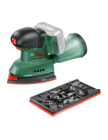 Multilijadora a batería UniversalSander 18V-10 (Sin batería ni cargador, en caja de cartón)
