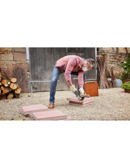 Miniamoladora a batería UniversalGrind 18V-75 (Sin batería ni cargador, en caja de cartón)