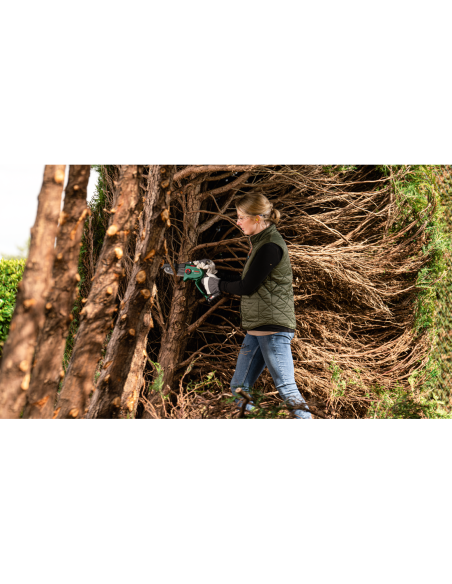 Sierra de cadena a batería EasyChain 18V-15-7 (Sin batería ni cargador, en caja de cartón)