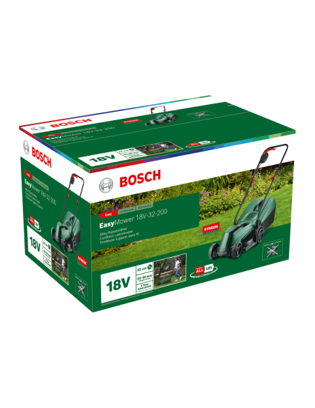 Cortacésped de batería EasyMower 18V-32-200 (Sin batería ni cargador, en caja de cartón)