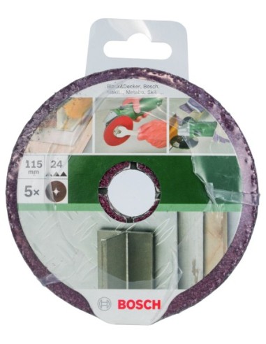 Set de 5 discos lijadores de fibra para...