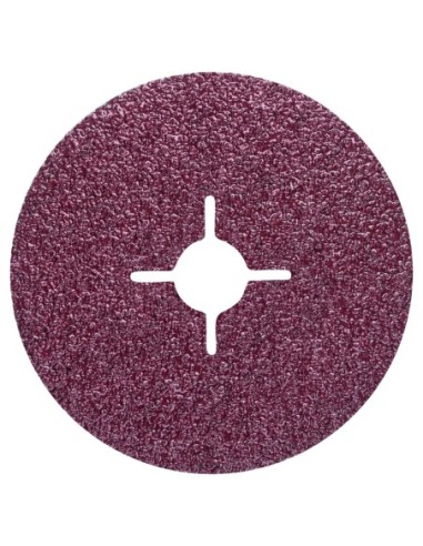 Set de 5 discos lijadores de fibra para amoladora angular, corindón Ø125 mm, K 24
