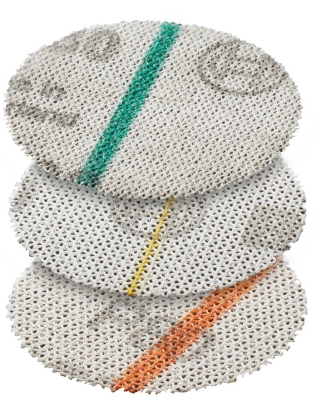 Hojas de lija M480 Net para EasyCurvSander 12, Best para Wood and Paint de 40 mm, set