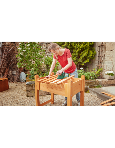 Multilijadora a batería EasySander 18V-8 (Sin batería ni cargador, en caja de cartón)