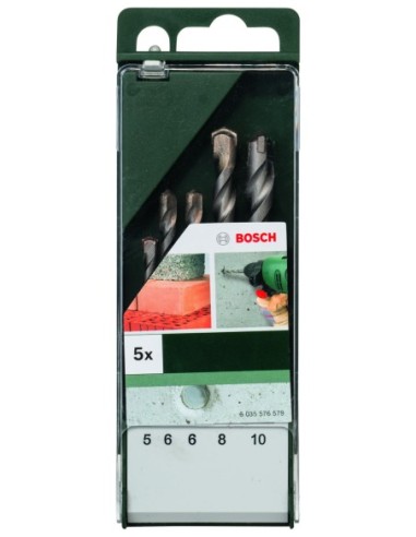 Set de 5 brocas para hormigón: 5,0 x 85, 6,0 x...