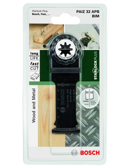 Hoja de sierra de inmersión StarlockPlus BIM PAIZ 32 APB Wood and Metal60 x 32 mm