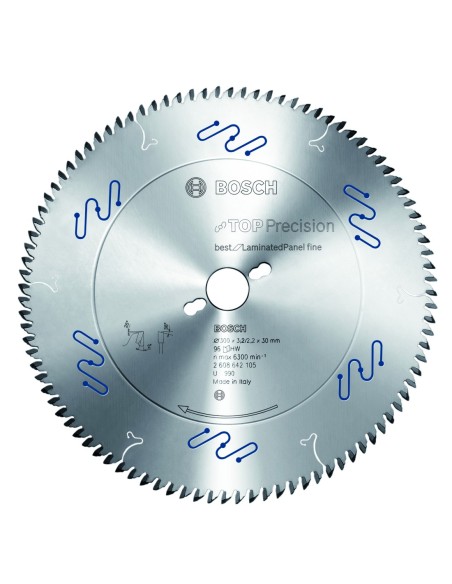 Disco de sierra circular Top Precision Best para Laminated Panel Fine: 350 x 308D