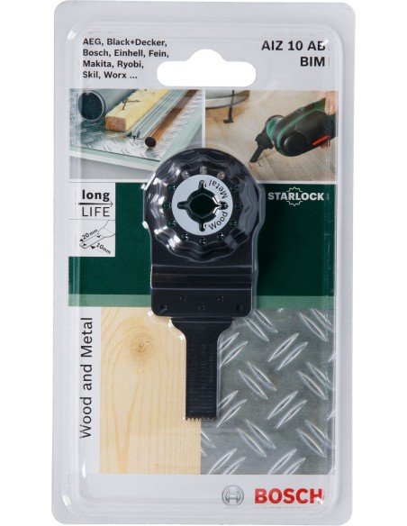 Hoja de sierra de inmersión HCS Starlock AIZ 10 AB Wood and Metal10 x 20 mm