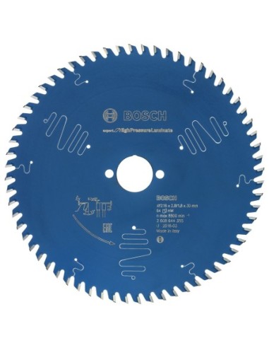 Disco de sierra circular Expert para High Pressure Laminate: 216 x 30 x 64D