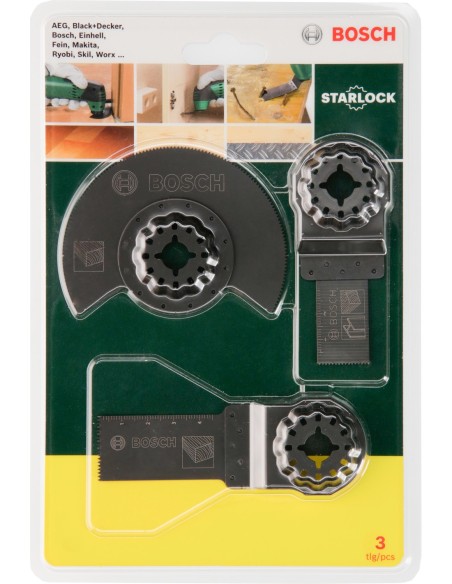 Juego inicial de 3 unidades Starlock «Wood» para herramientas multifunción