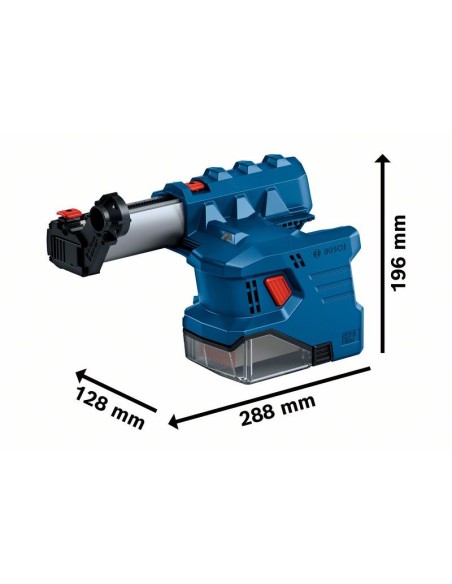Extractor de polvo integrado GDE 18V-12 Professional (En caja de cartón)