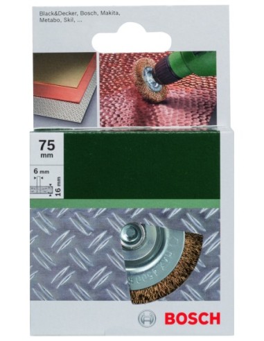 Cepillos de disco para taladradoras, alambre...