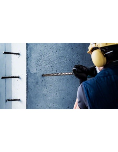 Broca para martillo EXPERT SDS max-8X de 25 x 400 x 520 mm, 5 unidades