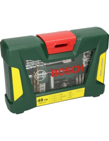 Maletín V-Line de puntas y brocas TiN de 48...