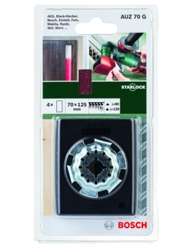 Perfil de lijado Starlock AUZ 70 G con 4 hojas...