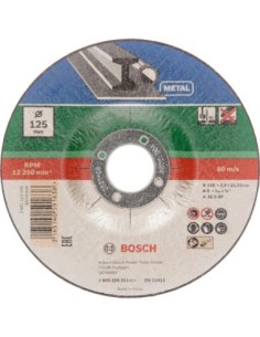 Set de discos de tronzar de 5 piezas, acodado para metal...