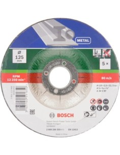 Set de discos de tronzar de 5 piezas, acodado para metal... 2