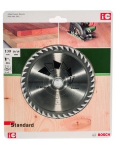 Hoja de sierra circular STANDARD Ø130 mm, Taladro 20 mm, T40 2