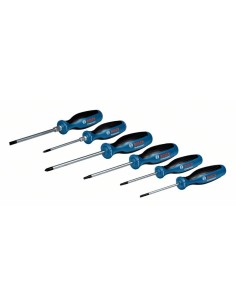 BOSCH 1600A02CV3 Set de 6 destornilladores mixtos... 2