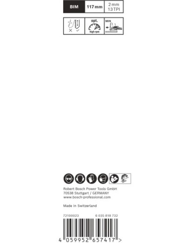 BOSCH 2608901714 Hoja de sierra de calar EXPERT...