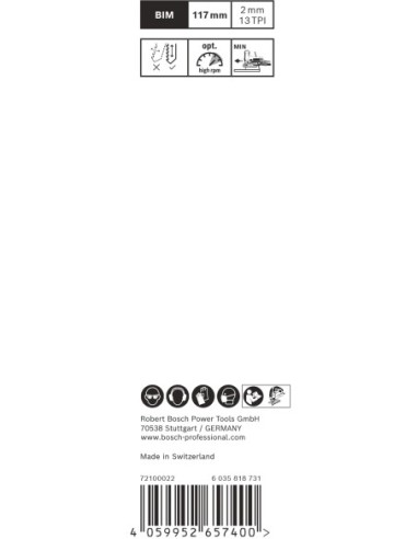 Hoja de sierra de calar EXPERT Hardwood 2-side...